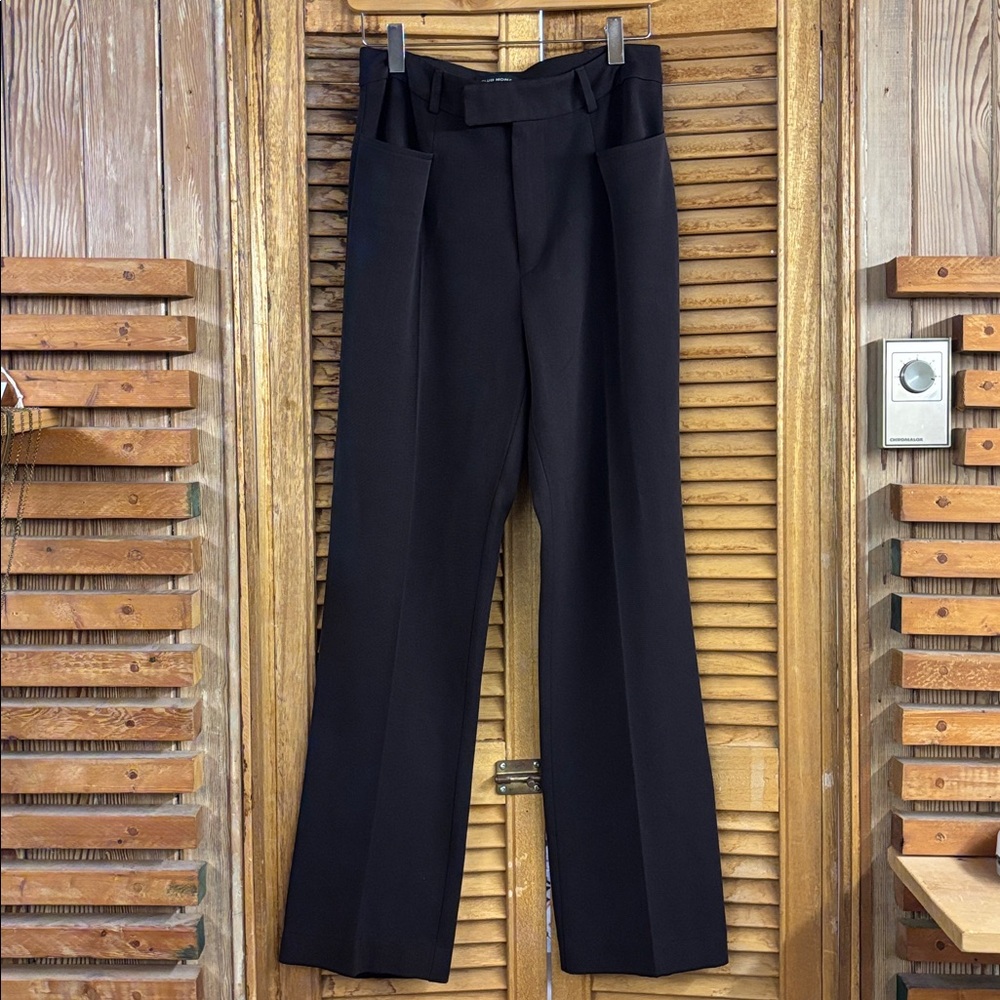 Club Monaco Chocolate Brown Straight Leg Pants Size 8